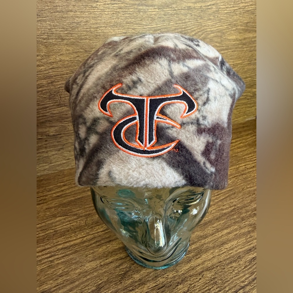 True Timber‎ Camo Fleece Beanie Hat One Size Embroidered Logo Hunting Camping